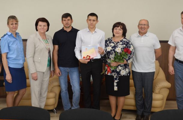 Чествование медалиста