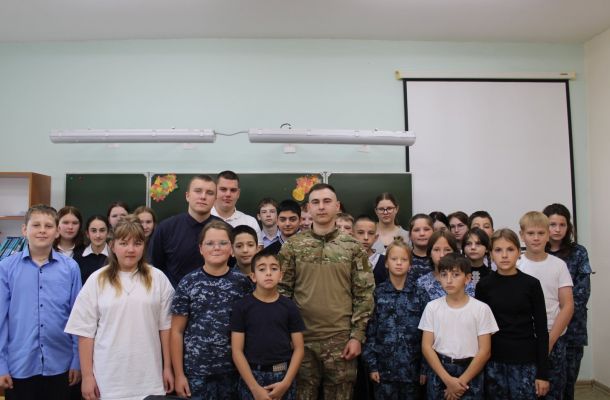 Урок мужества в Средней школе п. Дружба
